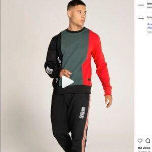 Men's London Attitude Colorblock Sweatshirt XXL